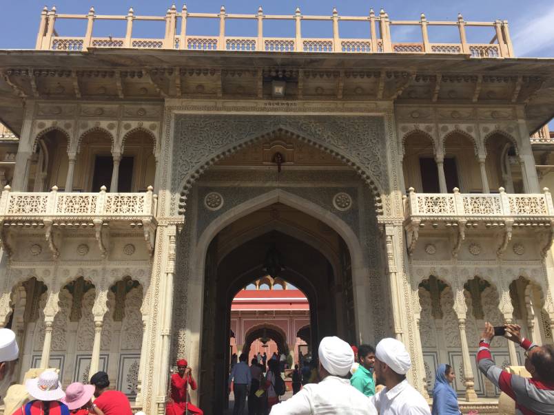 Portes Palais de la Cité Jaipur Inde