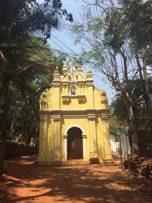 Eglise jaune - Vieille ville de Goa - Inde