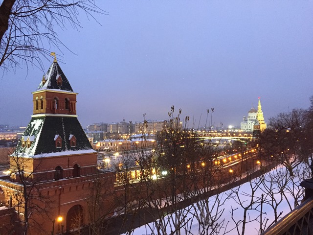 Kremlin by night Moscou Russie